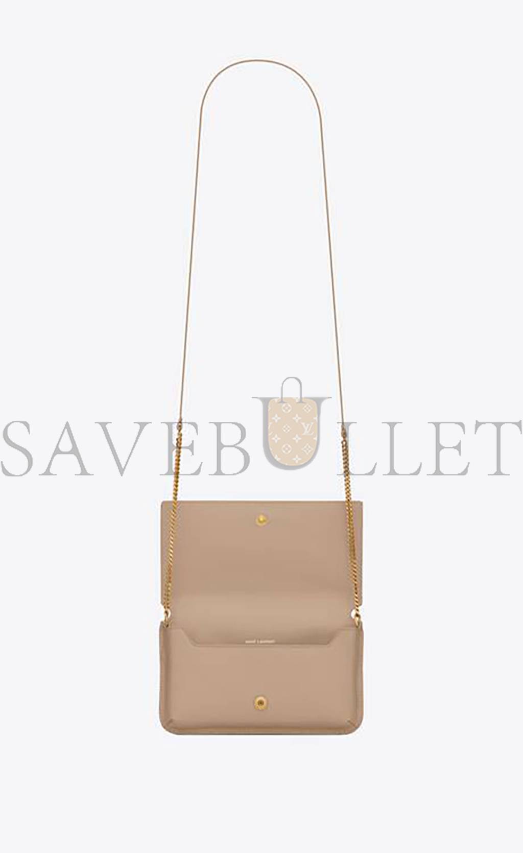 YSL CASSANDRE PHONE HOLDER WITH STRAP IN SMOOTH LEATHER 6350950U40J2721 (18*11*2.5cm)