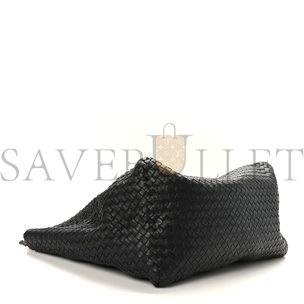 BOTTEGA VENETA NAPPA INTRECCIATO LARGE TOTE BLACK (39*30*22cm)