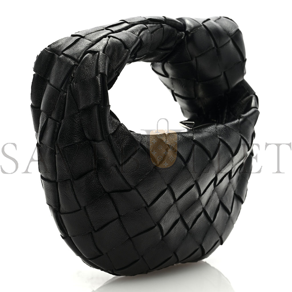 BOTTEGA VENETA NAPPA INTRECCIATO CANDY JODIE BLACK  (17*16*5cm)