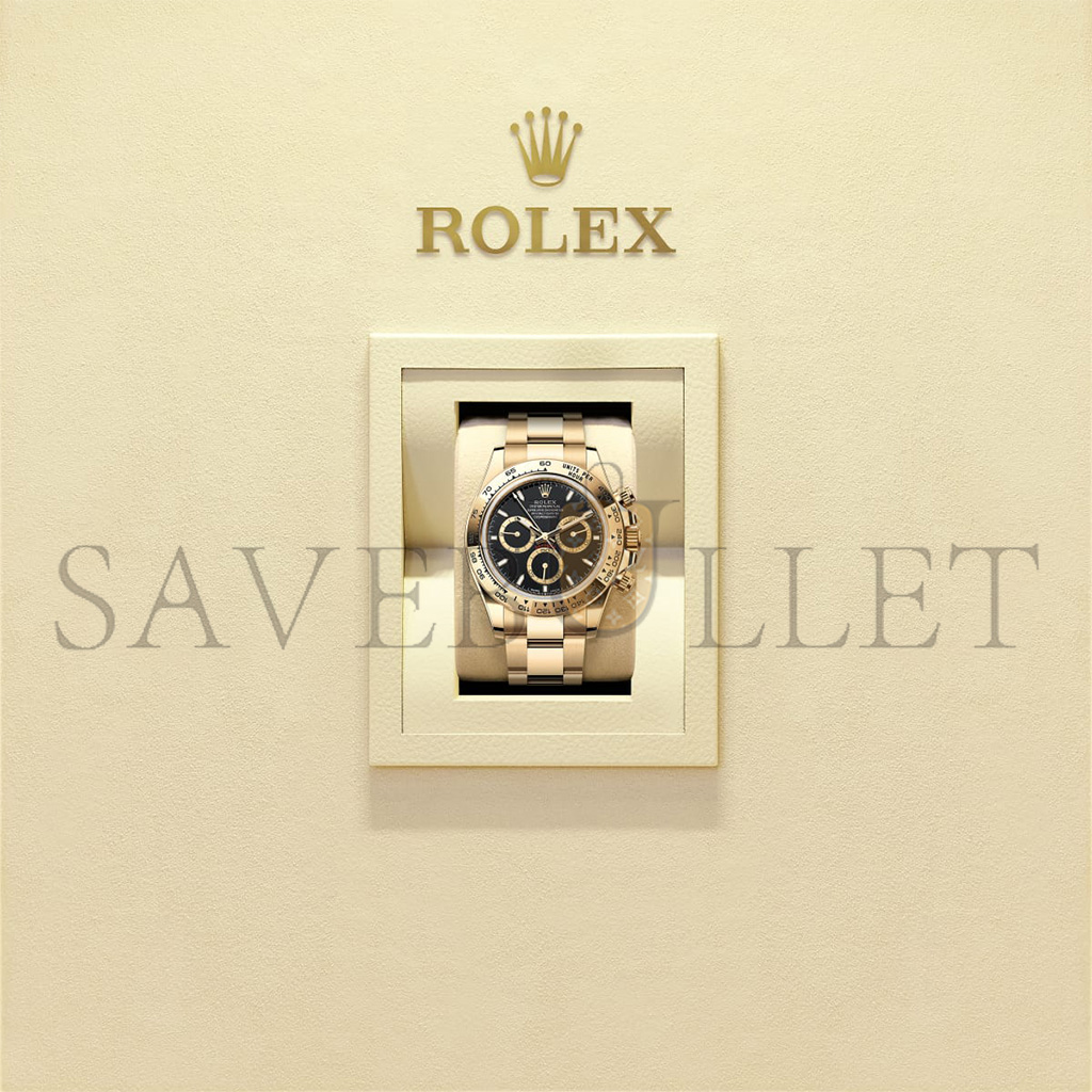 ROLEX COSMOGRAPH DAYTONA OYSTER, 40 MM, YELLOW GOLD WATCH 126508