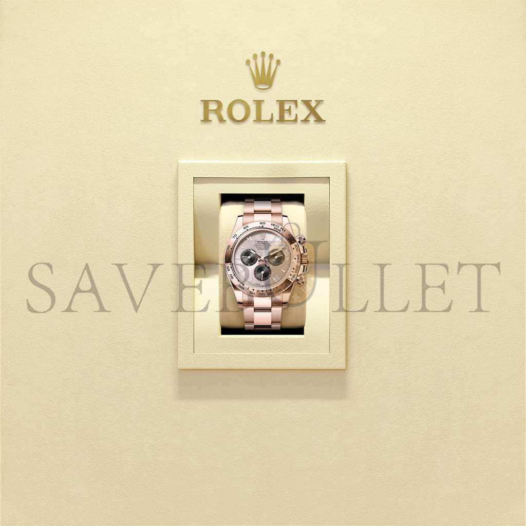 ROLEX COSMOGRAPH DAYTONA OYSTER, 40 MM, EVEROSE GOLD WATCH 126505