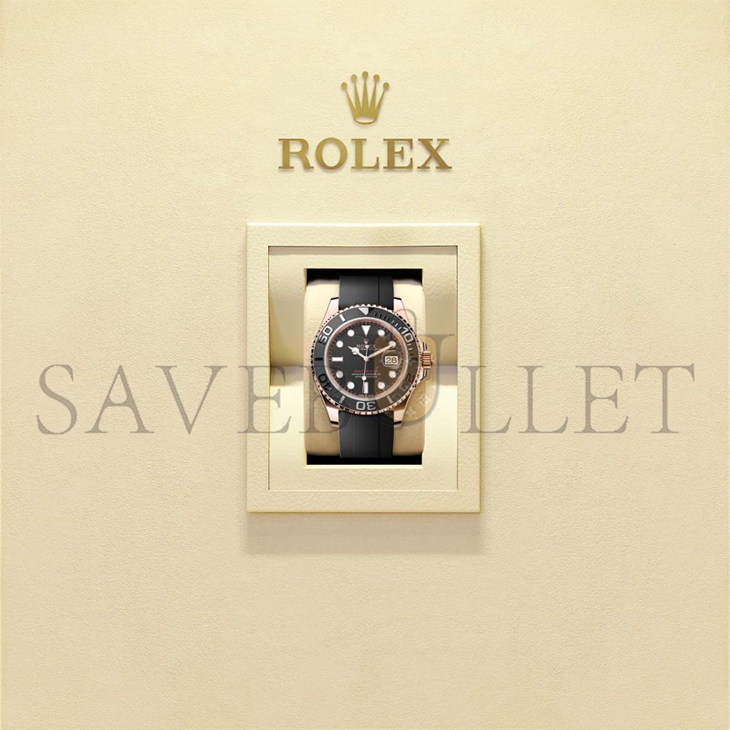 ROLEX YACHT-MASTER 40 OYSTER, 40 MM, EVEROSE GOLD WATCH 126655