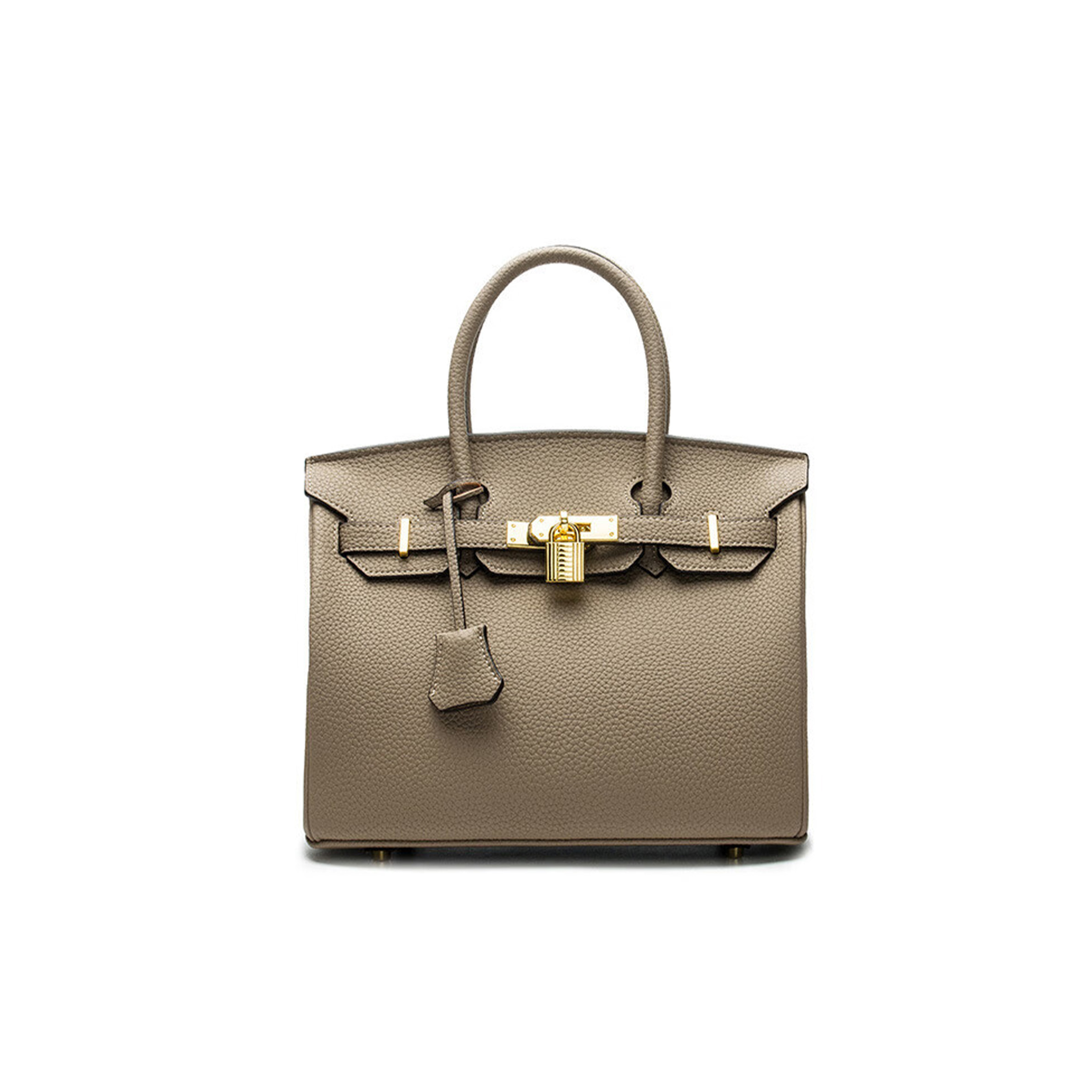 HERMES MASTER BIRKIN 30 TOGO LEATHER TURTLEDOVE GREY GOLD BUCKLE HANDBAG 970384942 (30*20*13cm)