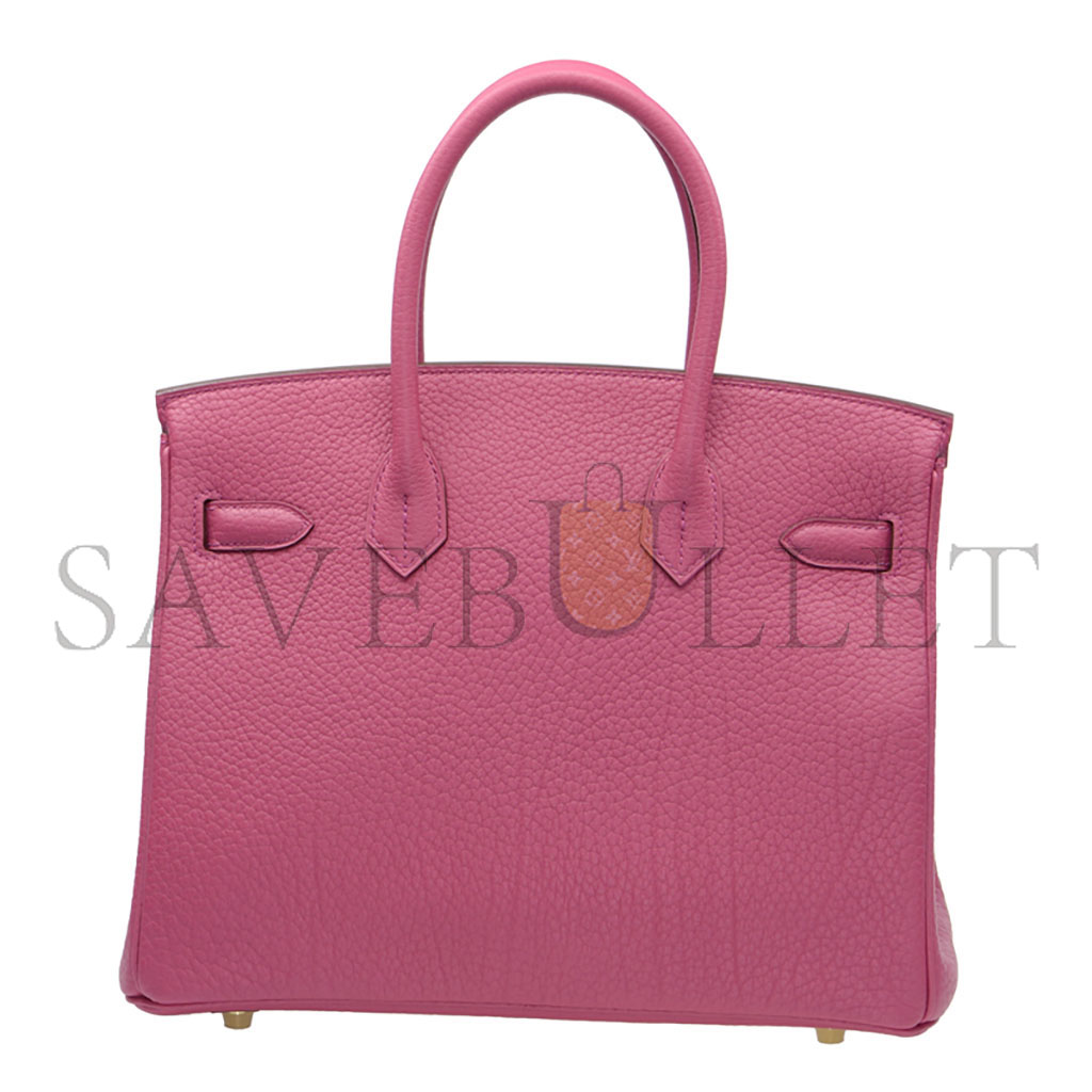 HERMES BIRKIN 25 TOGO LEATHER PINK BAG BK25X9SWCD (25*20*13cm)