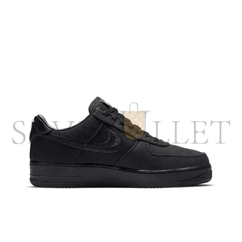 NIKE AIR FORCE 1 LOW STUSSY BLACK CZ9084-001