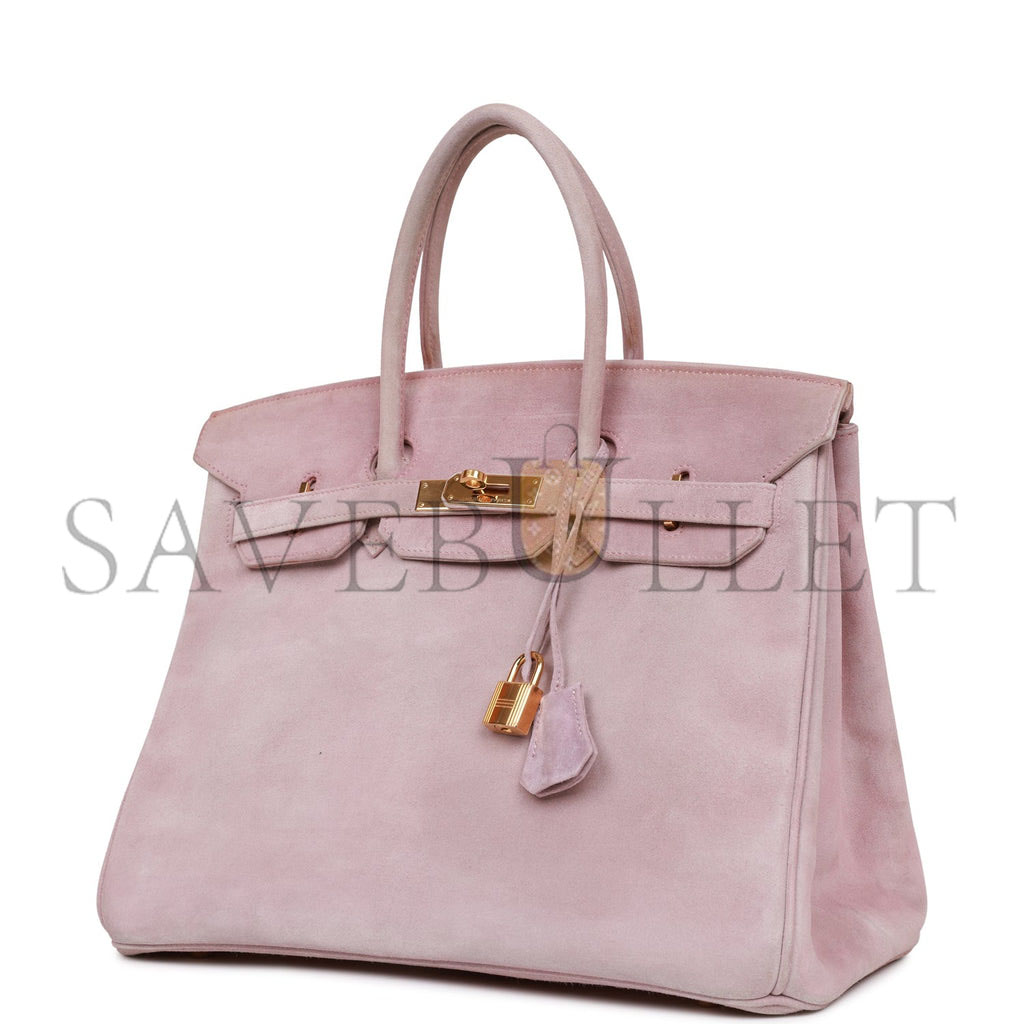 HERMES BIRKIN 35 LILAC DOBLIS GOLD HARDWARE (35cm)