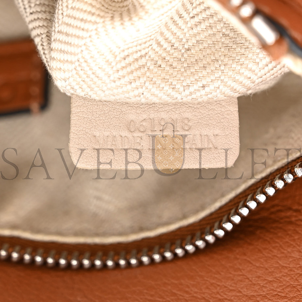 LOEWE CALFSKIN MINI PUZZLE BAG TAN (18*12.5*8cm)