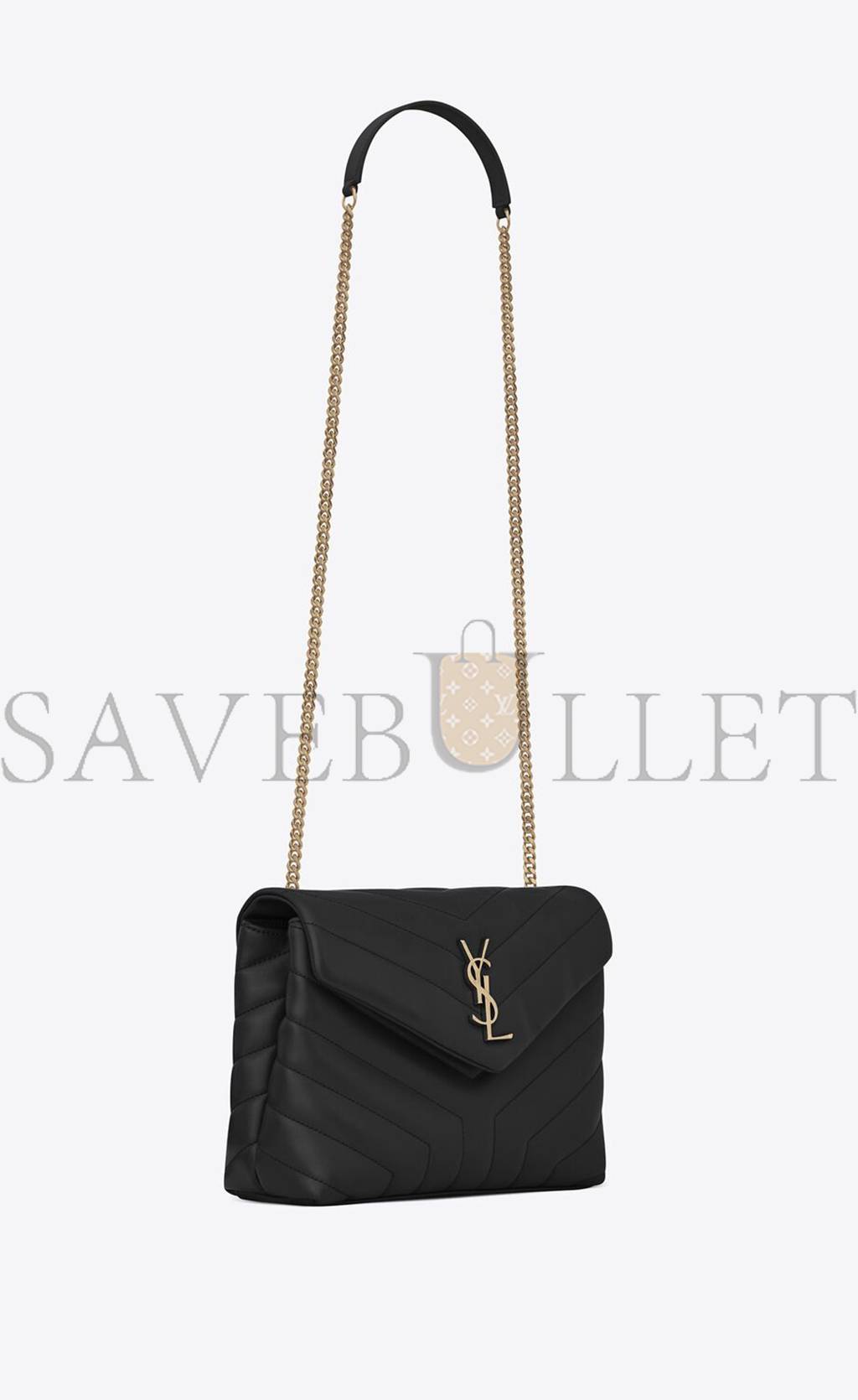 YSL LOULOU SMALL CHAIN BAG IN QUILTED LEATHER 494699DV7271000 (23*17*9cm)