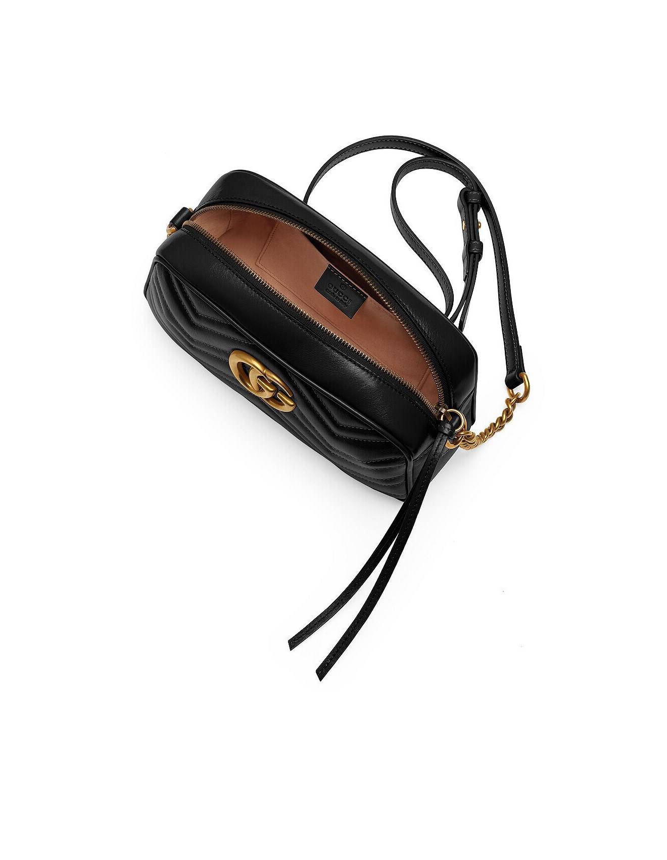 GUCCI GG MARMONT SMALL MATELASSÉ SHOULDER BAG 447632  (24*13*7cm)