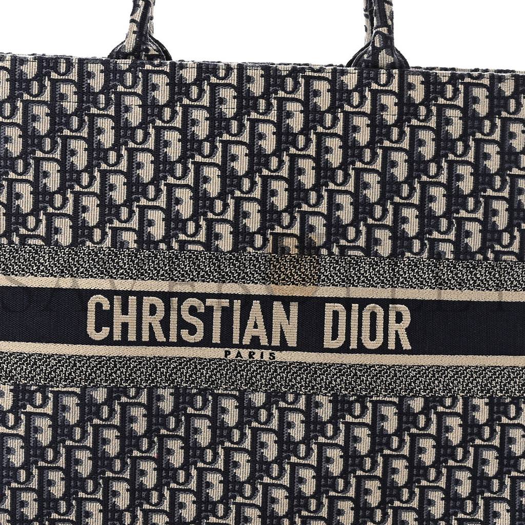 DIOR OBLIQUE BOOK TOTE BLUE MULTICOLOR (41*36*17.1cm)